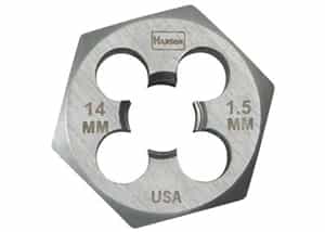 Irwin Hanson 14.0 mm - 1.50 mm, H.C.S. Hex Die 1-7/16" Across Flat - Bulk AHN-6950