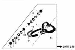 Astro Pneumatic 8075 Head Gear Assembly AST8075-B15