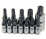 ATD Tools 12 Piece 5-lobe Tamper-resistant Star Plus Bit Socket Set ATD-13778