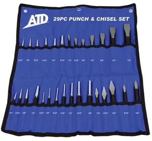 ATD Tools 29pc Punch & Chisel Set ATD-729