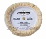 Buff N' Shine 7.5" dia. X 1.5" 100% 4-ply Twisted Wool Grip Pad "Cutting Pad" BFS-7503G