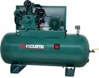 FS-Curtis CA10 120-Gallon Simplex 10HP Ultra Pack Air Compressor w/Magnetic Motor Starter (3/60/200-208V - FCA10E71V1U-D9L1XX, 3/60/230V - FCA10E71V1U-D3L1XX, 3/60/460V - FCA10E71V1U-D4L1XX)