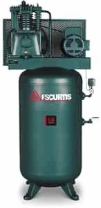 FS-Curtis CA7.5 80-Gallon 7.5-HP Vertical Two-Stage Simplex Air Compressor w/Magnetic Motor Starter  (1/60/230V - FCA07E57V8S-A2L1XX, 3/60/200-208V - FCA07E57V8S-A9L1XX, 3/60/230V - FCA07E57V8S-A3L1XX, 3/60/460V - FCA07E57V8S-A4L1XX)