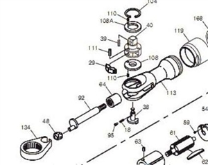 Chicago Pneumatic Head Kit for 7830 CPT8940158613