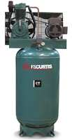 FS-Curtis CT5 5-HP 80-G Vertical Two-Stage Simplex Air Compressor w/Magnetic Starter (1/60/230V - FCT05C55V8S-A2L1XX, 3/60/200-208V - FCT05C55V8S-A9L1XX, 3/60/230V - FCT05C55V8S-A3L1XX, 3/60/460V - FCT05C55V8S-A4L1XX)