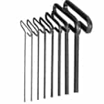 Elkind Tool Company 8 Piece 6" Metric Hex T-Key Set EKL35168