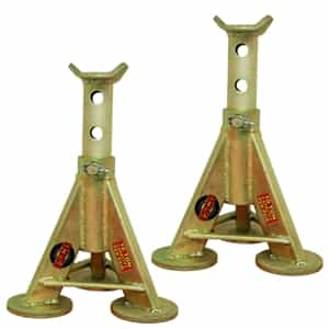 Esco Equipment 10472 Pair 5 Ton (Per) Axle Top Post Jack Stands - ESC10472