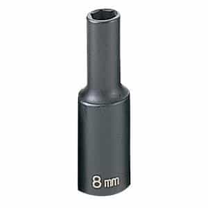 Grey Pneumatic 3/8" Drive Deep Metric Impact Socket - 8mm GRE1008MD