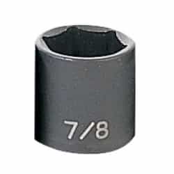 Grey Pneumatic 3/8" Drive 7/8" Fractional Standard Impact Socket GRE1028R