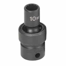 Grey Pneumatic 3/8" Drive 10mm 12 Point Standard Metric Universal Socket GRE1110UM