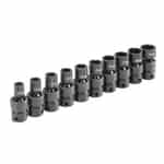 Grey Pneumatic 10 Piece 3/8" Drive Metric Universal Impact Socket Set GRE1210UM