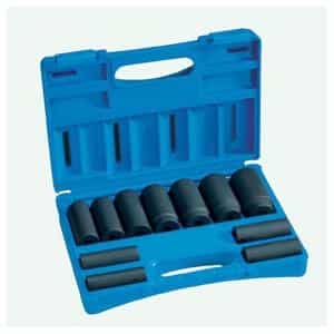 Grey Pneumatic 1/2" Drive 11 Piece 8 Point Deep Fractional Impact Socket Set GRE1311SD