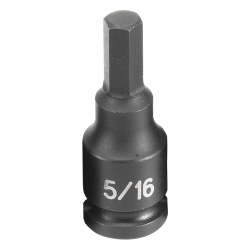 Grey Pneumatic 3/8" Drive 5/16" Fractional Hex Driver Impact Socket GRE1910F