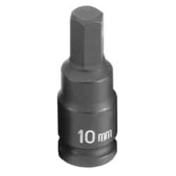 Grey Pneumatic 3/8" Drive 10mm Metric Hex Driver Impact Socket GRE1910M