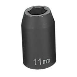 Grey Pneumatic 1/2" Drive 11mm Standard Metric Impact Socket GRE2011M