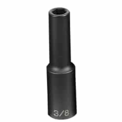 Grey Pneumatic 1/2" Drive 3/8" Standard Deep Impact Socket GRE2012D