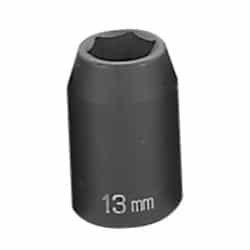 Grey Pneumatic 1/2" Drive 13mm Standard Metric Impact Socket GRE2013M
