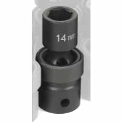 Grey Pneumatic 1/2" Drive 14mm Metric Universal Impact Socket GRE2014UM