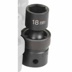 Grey Pneumatic 1/2" Drive 18mm Metric Universal Impact Socket GRE2018UM