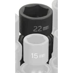 Grey Pneumatic 1/2" Drive 22mm Metric Universal Impact Socket GRE2022UM