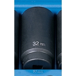 Grey Pneumatic 1/2" Drive 32mm Metric Deep Impact Socket GRE2032MD