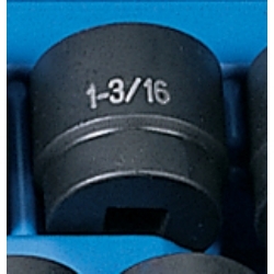 Grey Pneumatic 1/2" Drive 7/16" Standard Fractional Impact Socket GRE2038R