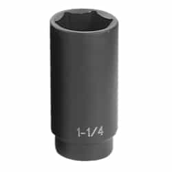 Grey Pneumatic 1/2" Drive 1-1/4" Fractional Deep Impact Socket GRE2040D