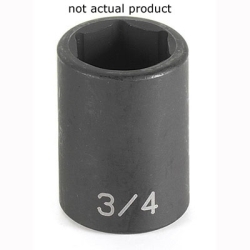 Grey Pneumatic 1/2" Drive 1-5/8" Standard Fractional Impact Socket GRE2052R