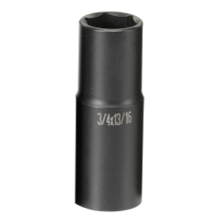 Grey Pneumatic 1/2" Drive 3/4" x 13/16" Extra Thin Wall "Flip" Impact Socket GRE2146DT