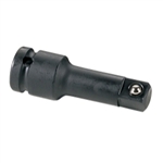 Grey Pneumatic 1/2" Drive 3" Impact Socket Extension with Friction Ball GRE2243E