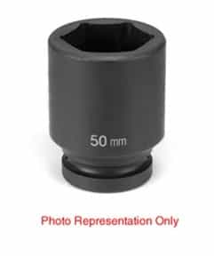 Grey Pneumatic 1" Drive 41mm 6 Point Metric Deep Impact Socket GRE4041MD