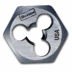 Hanson High Carbon Steel Hexagon 1" Across Flat Die 1/4"-20 NC HAN6520