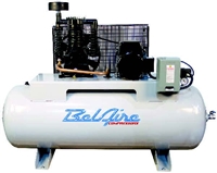 BelAire 338HE4 5 HP 80G Horizontal Three Phase "Elite" Compressor P/N 8090250030