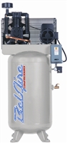BelAire 338VL4 7.5HP 80G Vertical Two Stage Three Phase Electric Air Compressor P/N 8090250034