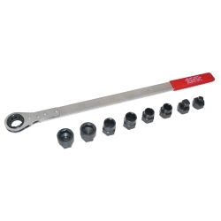 Kastar 5344  9 Piece Universal Ratcheting Serpentine Belt Wrench Set - KAS5344