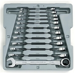 KD Tools 9412 12 Piece Metric Combination Gearwrench Set KDT9412