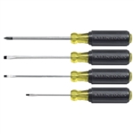 Klein Tools 4 Piece Mini Cushion Grip Screwdriver Set KLE85484