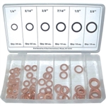 K Tool International 110 Piece Copper Washer Assortment KTI00089