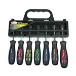 K Tool International 7 Piece Professional Series Fractional Nut Driver Set KTI14400