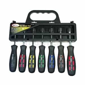 K Tool International 7 Piece Professional Series Fractional Nut Driver Set KTI14400