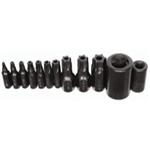 K Tool International 12 Piece Master Tamper Proof Torx Bit Set KTI21500