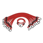 K Tool International 13/32" X 48" 10/pk Heavy Duty Bungee Cord KTI73834