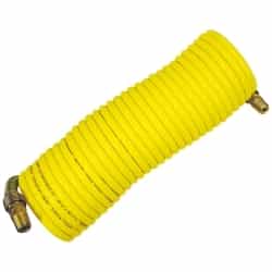 Milton Industries 3/8" x 25' Nylon Re-Koil Air Hose, Yellow MIL1674