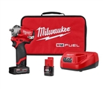 Milwaukee 2554-22 M12 FUEL™ 3/8" Stubby Impact Wrench Kit- MLW2554-22