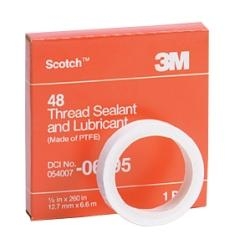 3M 1/2" x 260" Scotch® Thread Sealant and Lubricant Tape MMM6195