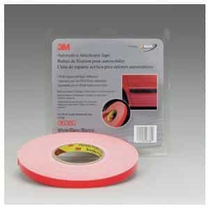 3M™ 1/2" x 20 yds. Automotive Attachment Tape, White MMM6380