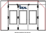 iDeal PSB-SDD-TF-DTDK-AK Tri-Fold Drive-Thru Door Kit
