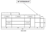 iDeal PSB-SSDD-48EPK-AK SDD & SEMI 48" Solid Extension Kit