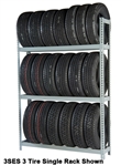 WPSS RiveTier® I 4SES  Single Starter 4 Tier Tire Rack - 4Shelves - R2-4SES