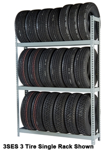 WPSS RiveTier® I 6SES  Single Starter 6 Tier Tire Rack - 6 Shelves - R2-6SES